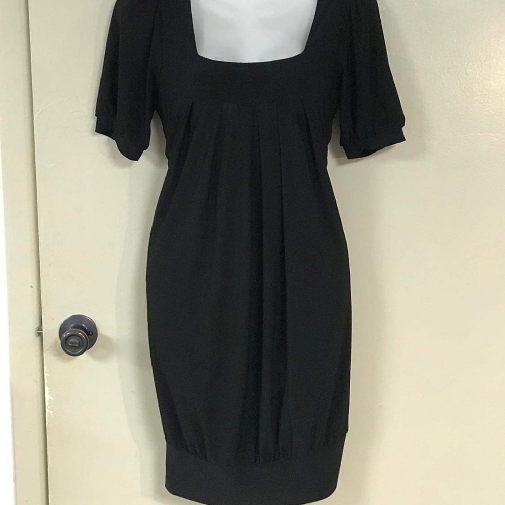 C Graffitti brand black dress